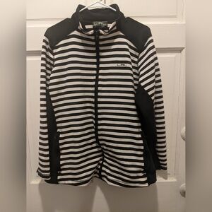 Ralph Lauren Active Black And White Full Zip Jacket With Pockets (3XL)
